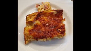 Schinken-Käse Lasagne