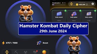 hamster Kombat daily combo 29th June 2024