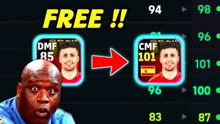 الطريقة الصحيحة لتطوير رودري النسخة المجانية في بيس 25 موبايل🔥 eFootball 2024 Mobile, pes 25