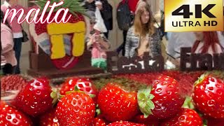 MALTA യിലെ ഏറ്റവും വലിയ STRAWBERRY ഫെസ്റ്റിവൽ 🍓🍓🍓💥