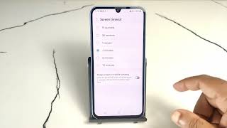 how to change lock screen timeout on samsung