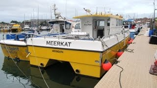 Meerkat Weymouth based fast charter boat for inshore and offshore angling