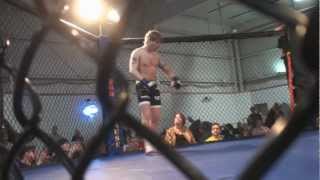 Rear Naked Choke - Morgan Sickinger vs. Bill Finn - Sharkbite Fighting Championships 1 - MMA