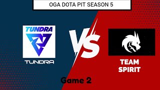 Team Spirit vs Tundra Esports | Game 2 Highlights | Sapphire OGA Dota Pit EU/CIS Total Domination