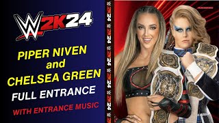 #wwe2k24 WWE 2K24 PIPER NIVEN AND CHELSEA GREEN WWE 2K24 ENTRANCE