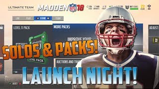 Launch Night Hype! Solos For Days! | Madden 18 Ultimate Team Livestream