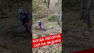 Мастерство не пропьёшь💪 #2х4такта #enduro #gotoride54 #эндуро #enduro2023