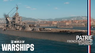 World of Warships - Patrie, French Battleship