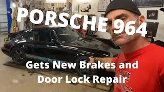 Porsche 964 Gets New Brakes and Door Lock