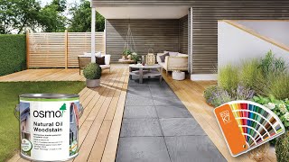 Osmo Natural Oil Woodstain – Protect & Colour Outdoor Wooden Surfaces