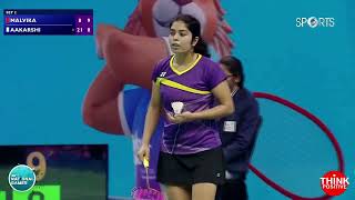 Aakarshi vs Malvika Gold medal match🏸Bedminton | 36 National games 2022