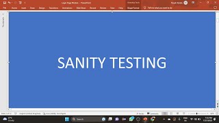 What is mean by sanity testing, who can perform sanity testin, adv of SANITY TESTING  build verifica