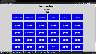 It's Jeopardy Time!