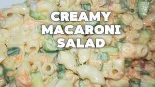 MACARONI SALAD RECIPE /MACARONI VEGETABLE SALAD //SEN'S COOKING COMPILATION