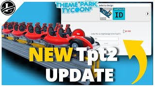 Theme Park Tycoon 2 UPDATE! Uploading your Coaster Models and New Hydraulic Lounch Coaster Skin