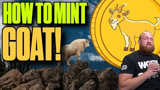 How to Mint GOAT Glyph Token