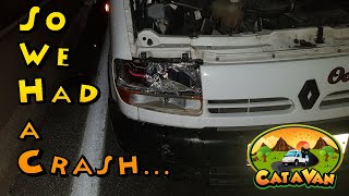 Catavan #23 - Car Crash And The Aftermath | Van Life Europe