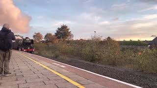 Flying Scotsman at Tyseley Station 30th October 2021 The Stratford Flyer