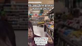 POV: our first groceries haul in 2025