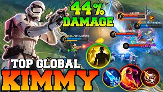 Kimmy MLBB Gold Lane With 44% Damage !! Kimmy Best Build 2023 Gameplay Tutorial Guide Mobile Legends