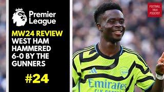 WEST HAM HAMMERED BY THE GUNNERS | PREMIER LEAGUE | LIVE MATCH WEEK 24 REACTION | EPISODE 24