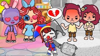 The Amazing Digital Circus Or Poor Family | Toca Life Story | Toca Boca