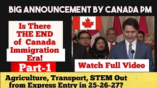 First Time: Canada Historical Announcement। Shocking Canada Immigration Plan 2025-27।