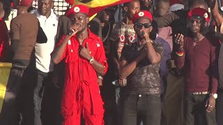 BOBI WINE MU LUBIRI EMENGO KUMISINDE GYAMAZALIBWA ABAWAGIZI BALAZZE LOOO