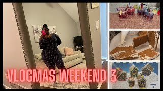 Vlogmas Weekend 3| Friendsmas | Cocktail Contest | Gingerbread House | Christmas Shopping | Quiara B