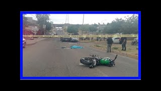 Muere motociclista tras ser impactado