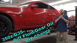 350z G35 Diff Fluid / Gear Oil Change 75w90