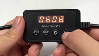 Nicrew Single Channel LED Light Timer Pro Instruction Video - Model: N15010