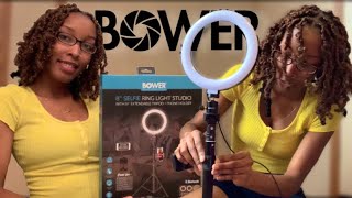 Bower 8” Selfie Ring Light Studio | Unboxing + Set Up