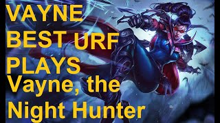 VAYNE MONTAGE  BEST PLAYERS   PENTAKILLS OUTPLAYS COMBO URF  VAYNE BEST PLAYS