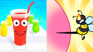 Satisfying Mobile ASMR Gameplay 2024... Juice Run 3D vs Help Me Tricky Story, Part - 03