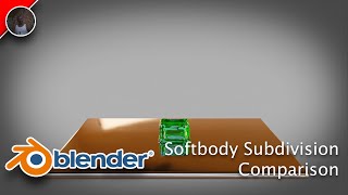 Blender: Softbody Subdivision Comparison