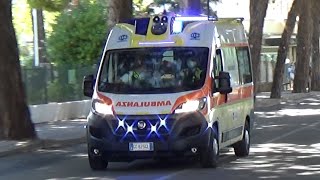 [WAIL-YELP] Ambulanza Castel Monte Onlus in emergenza - Ambulance responding code 3