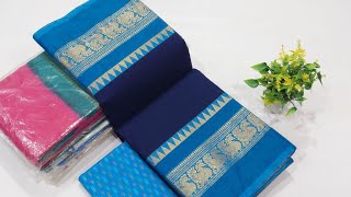 Pure Chettinad Cotton Sarees Collections