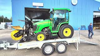 John Deere Tractor 3320 HST 4WD, YEAR 2006 arrived | Unloading process |