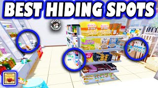 BEST HIDING SPOTS  in  SECRET STAYCATION / HIDE AND SEEK Mode / Roblox