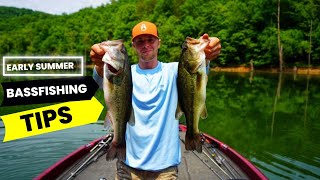 Bass-fishing Norris Lake late May.