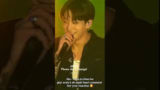 Jungkook singing for army's [pls don't change]🥹🫶🥹#bts #shorts #relatable #funny #jungkook .