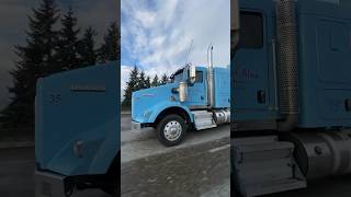 Baby Blue KW #kenworth #T800 #kw #paccar #cummins #worktruck #longhaul #pnw #i84 #kenwortht800