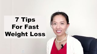 7 tips for fast weight loss - How I lost 8 pounds in one week