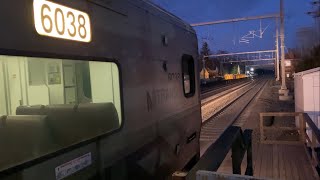 Frozen Rails Singing During Rush Hour At Princeton Junction