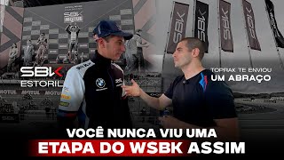 VOCÊ NUNCA VIU UMA ETAPA DO WSBK ASSIM | DENTRO DO BOX DA BMW | TOPRAK TE MANDOU UM ABRAÇO