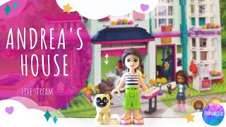 Andrea's House - Lego Friends - live stream, build and chat