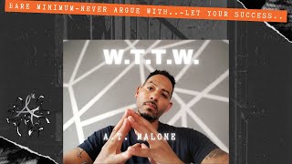 W.T.T.W. :BARE MIN-NEVER ARGUE WITH..- LET YOUR SUCCESS..