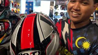 HELMET MAT MOTO ZAMAN KINI !! FAMILY KYT | Bikerz Garaj Restock !!