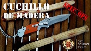 Como Hacer un Cuchillo de Madera : Tutorial